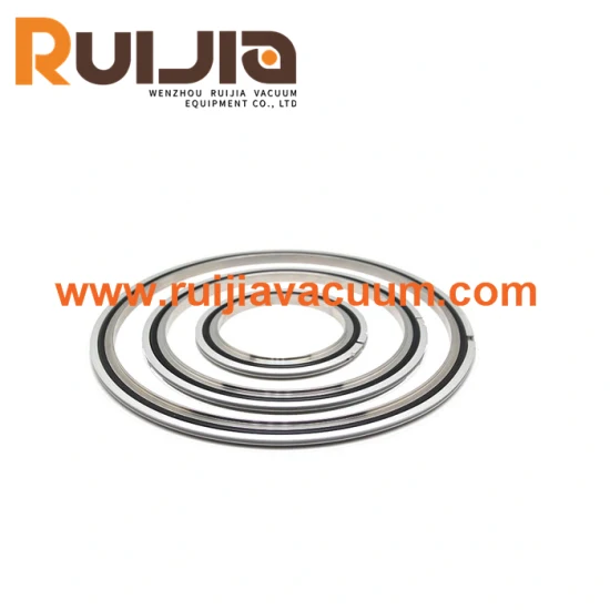 Anello di centraggio ISO Kf per vuoto in acciaio inox con O′ ring